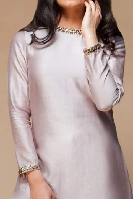 Jyoti Sachdev Iyer Chanderi Asymmetric Gown 