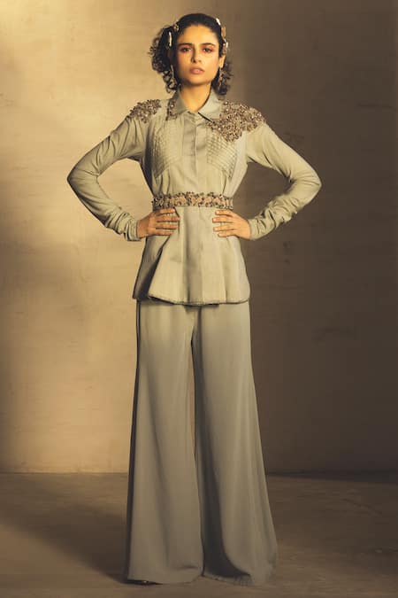 Parul and Preyanka Embroidered Pant Set 