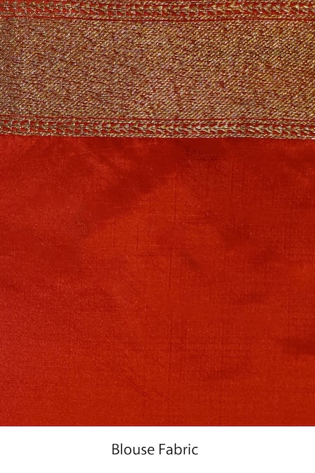 Priyanka Raajiv_Beige Silk Brocade Banarasi Thread Saree_at_Aza_Fashions