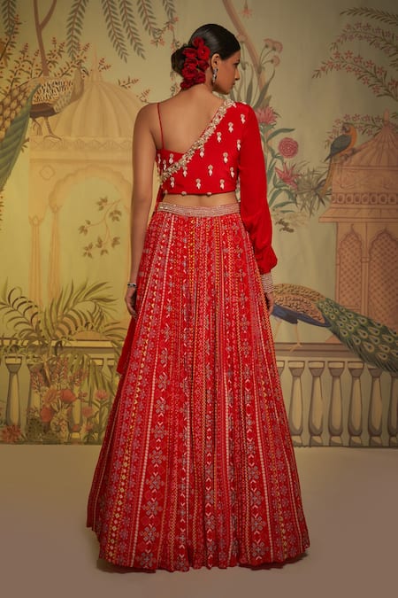 Aayushi Maniar Patola Print Lehenga & Blouse Set 