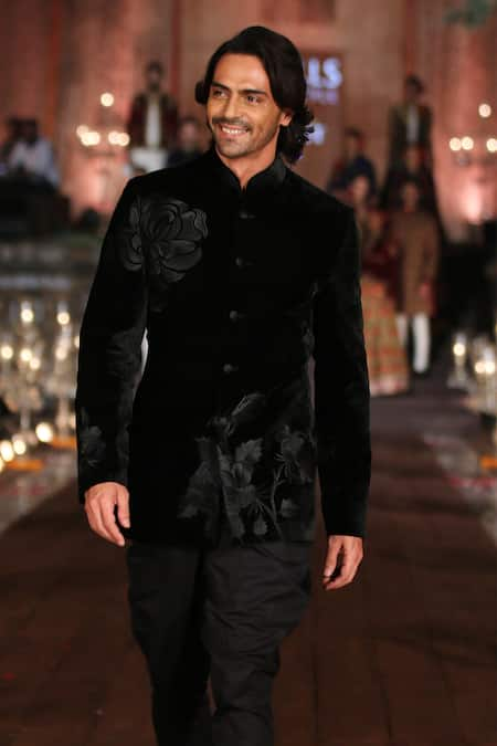 Rohit Bal Floral Embroidered Bandhgala 