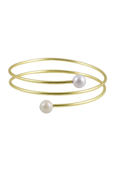 Varnika Arora Saga Pearl Embellished Bracelet 