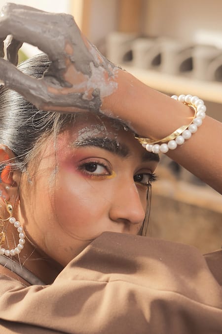 Varnika Arora Mia Pearl Embellished Bangle 