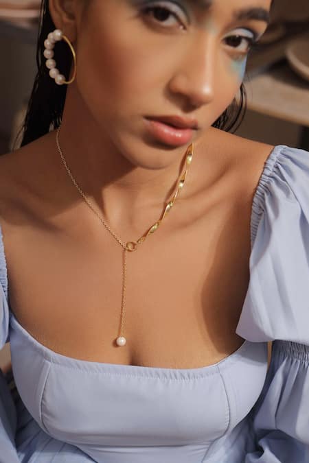 Varnika Arora Claire Pearl String Necklace 