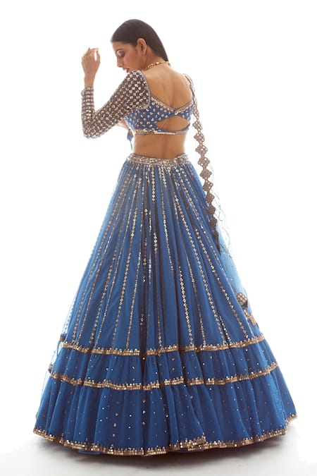 Vvani By Vani Vats Embroidered Bridal Lehenga Set 