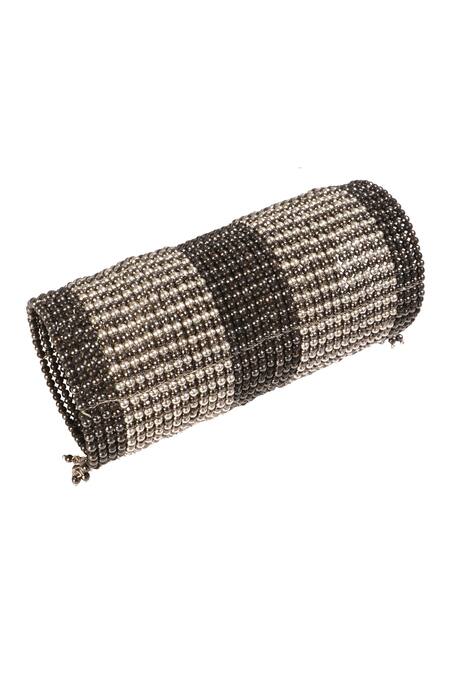 Vaidaan Gold Plated Bead Ibtida Cuff - Single Pc Online at Aza Fashions Vaidaan_Gold Plated Bead Ibtida Cuff - Single Pc _Online_at_Aza_Fashions