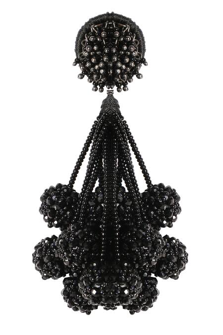 Buy Vaidaan Gold Plated Beads, Stones Barana Danglers Online at Aza Fashions Buy_Vaidaan_Gold Plated Beads, Stones Barana Danglers _Online_at_Aza_Fashions