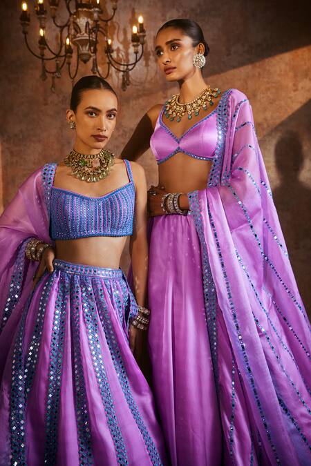 Stunning Lavender Lehengas For The Modern Brides