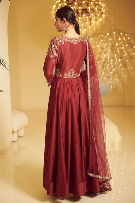 Varun Bahl Embroidered Anarkali Set 