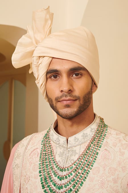 Shop Varun Bahl Pink Silk, Modal Dupion Embroidered Sherwani Set Online at Aza Fashions Shop_Varun Bahl_Pink Silk, Modal Dupion Embroidered Sherwani Set _Online_at_Aza_Fashions