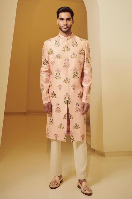 Varun Bahl Embroidered Sherwani & Kurta Set 