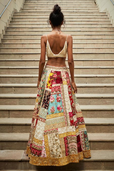 Varun Bahl Upcycled Lehenga Set  