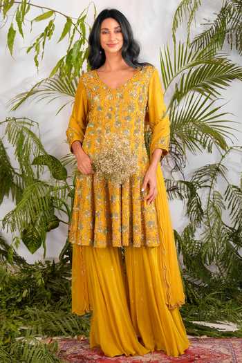 Vidushi Gupta Embroidered Anarkali Set 