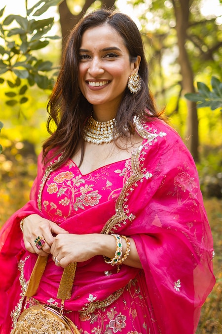 Pink Lehenga Charm