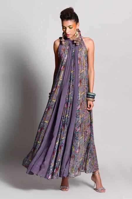 Rishi and Vibhuti Printed Maxi Dress 