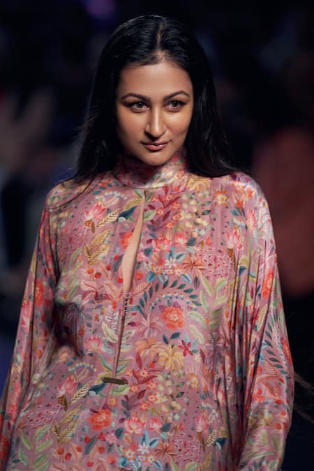 Rishi and Vibhuti Floral Print Dress 