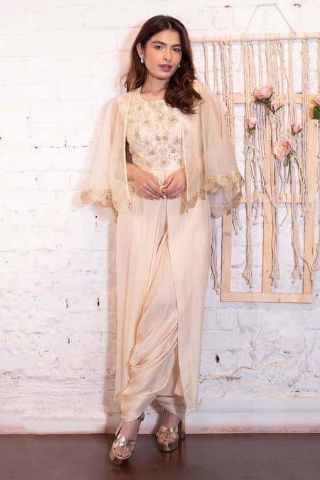 Vasavi Shah Cape & Jumpsuit Set 