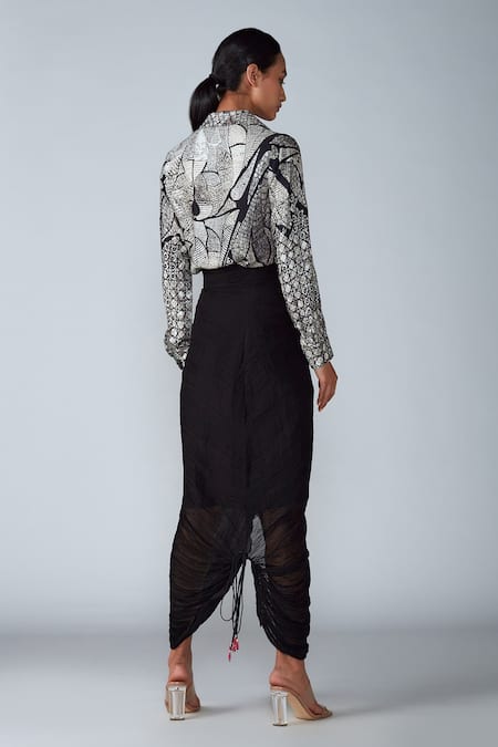 Saaksha & Kinni Abstract Tile Print Shirt 