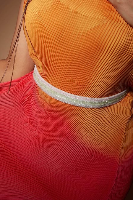 HOUSE OF D"ORO Lace Embroidered Waist Belt 