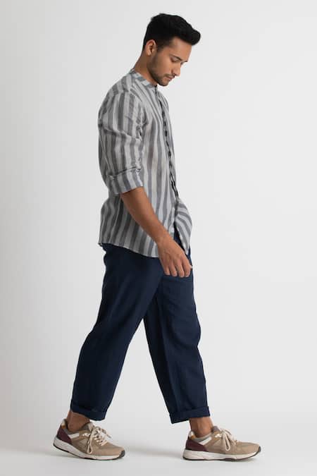Classic Navy Blue Custom Pants - Hangrr