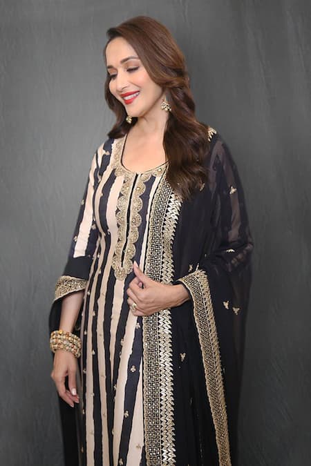 PUNIT BALANA Silk Chanderi Kurta with Dupatta 