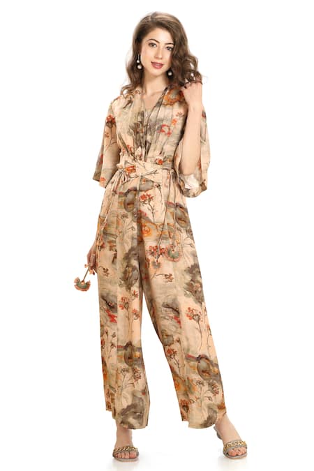 BABY PINK FLORAL SLEEVELESS JUMPSUIT (CURVY) – No Obligations Clothing Co.