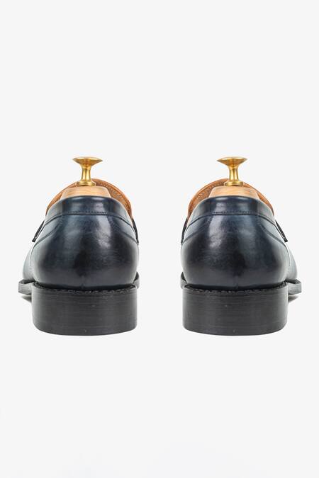 Whitemuds_Blue Abbey Woven Loafers _Online_at_Aza_Fashions