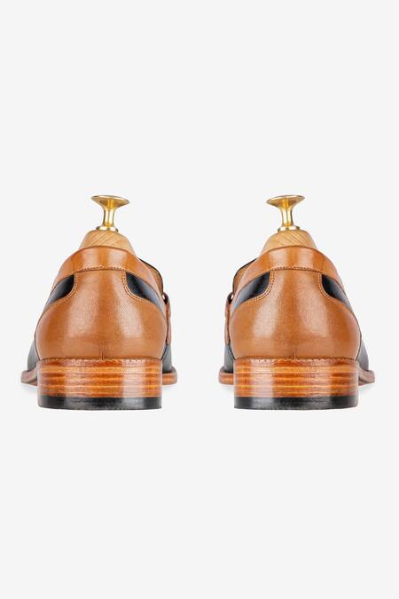 Whitemuds Black Newham Hairon Slip-on Online at Aza Fashions Whitemuds_Black Newham Hairon Slip-on _Online_at_Aza_Fashions