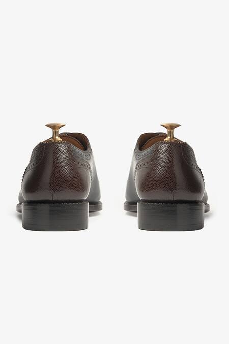 Whitemuds Blue Peck-ham Oxford Shoes Online at Aza Fashions Whitemuds_Blue Peck-ham Oxford Shoes _Online_at_Aza_Fashions