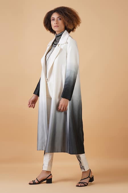 Buy Samant Chauhan Off White Silk Lining Embroidery Ombre And Straight Pant Set Online at Aza Fashions Buy_Samant Chauhan_Off White Silk Lining Embroidery Ombre And Straight Pant Set _Online_at_Aza_Fashions