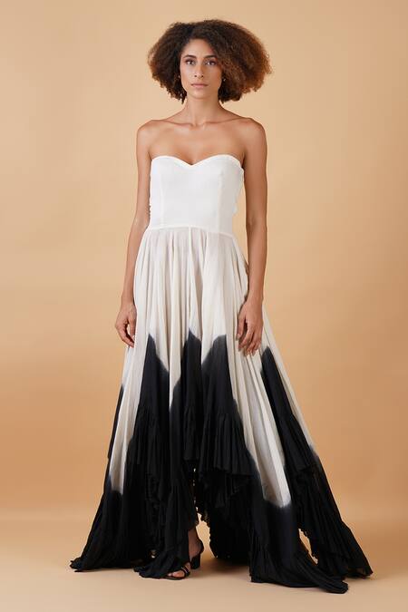 Samant Chauhan_Black Linen Silk And  Lining Embroidery Jacket Floral With _at_Aza_Fashions