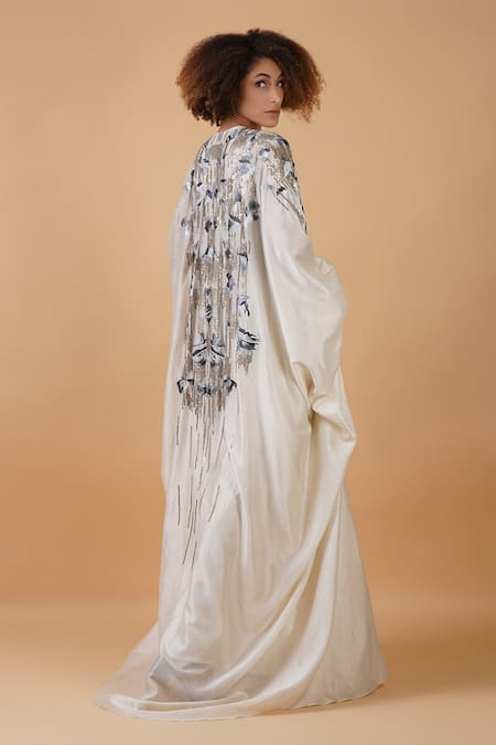 Samant Chauhan Embroidered Kaftan Gown 