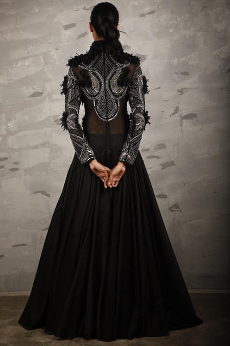 Samant Chauhan Embroidered Gown 