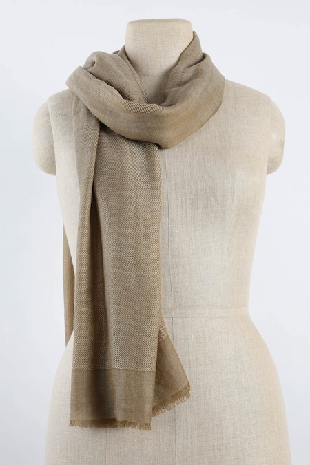 Pashma Beige Pashmina Cashmere Shawl 