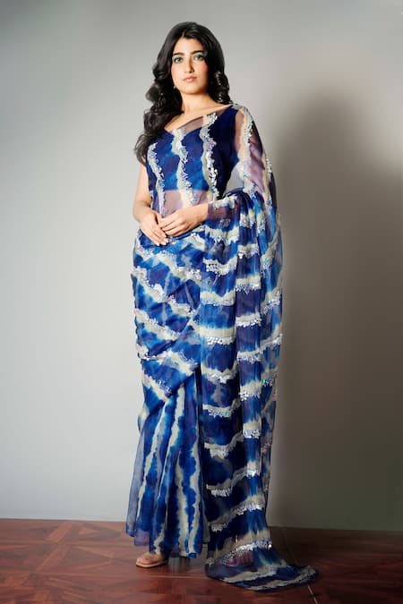 Latest Party Wear Casual Wear Daily Wear Organza Sadi Sarees for Women  Under 1000