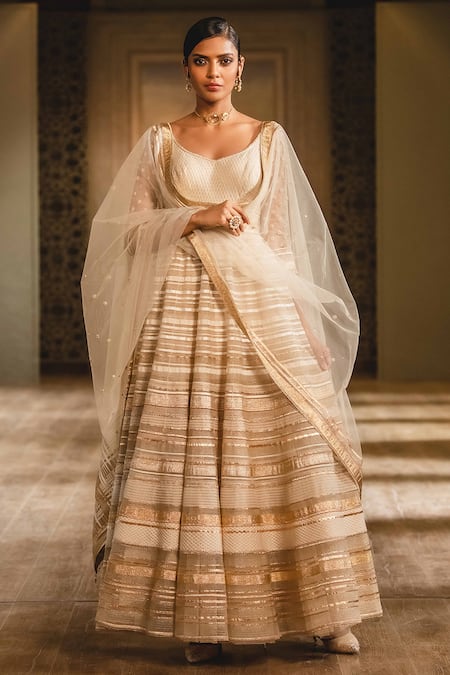 Tarun Tahiliani Embroidered Anarkali Set 