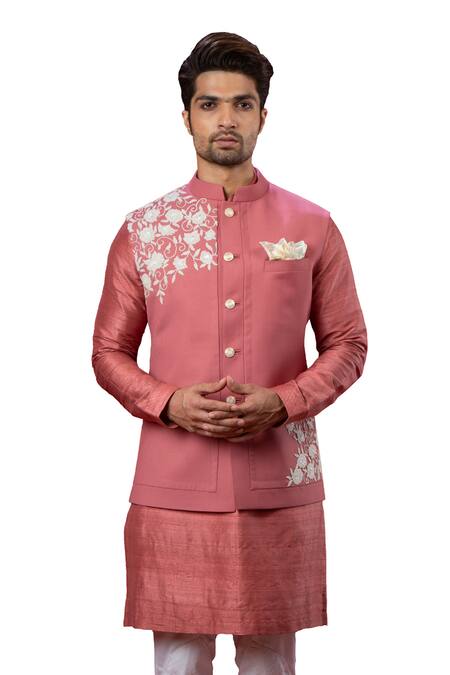 Yajy By Aditya Jain Embroidered Bundi 