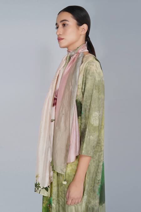 Shop Yavi Multi Color Cotton Round Printed Dress Online at Aza Fashions Shop_Yavi_Multi Color Cotton Round Printed Dress _Online_at_Aza_Fashions