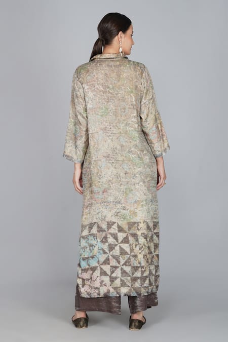 Yavi Handwoven Cotton Zari Tunic 