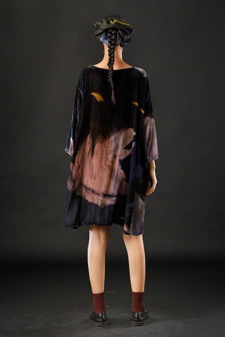 Yavi Ciar Stroke Hand Painted Dress 