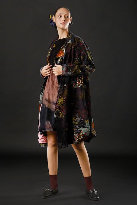 Yavi Ori Tropical Print Jacket 