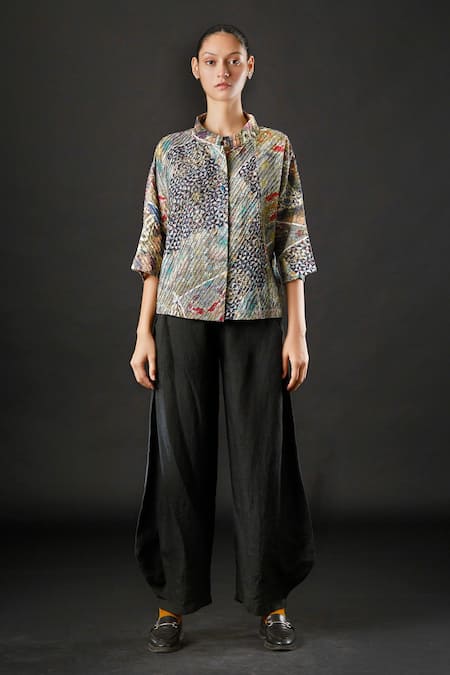 Yavi Amaya Mandarin Collar Shirt 