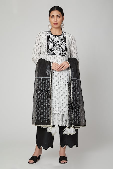 Yuvrani Jaipur Block Print Kurta Set 