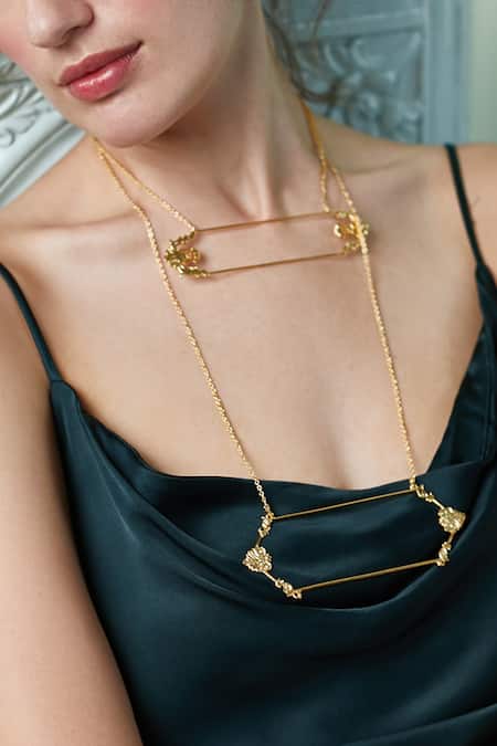 Zohra Floral Necklace - single pc only 