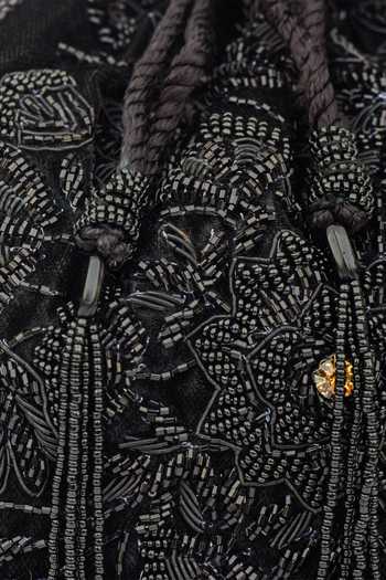 Buy Eena Black Embroidery, Beads Zahara Floral Potli Bag Online at Aza Fashions Buy_Eena_Black Embroidery, Beads Zahara Floral Potli Bag _Online_at_Aza_Fashions