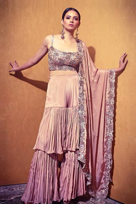 top and sharara dress