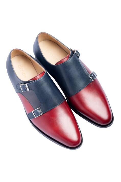 Handcrafted Double Monk Strap Shoes