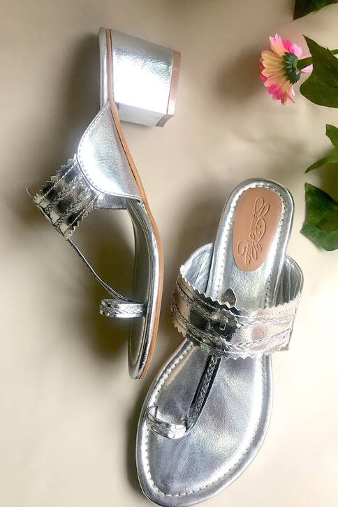 kolhapuri wedge heels