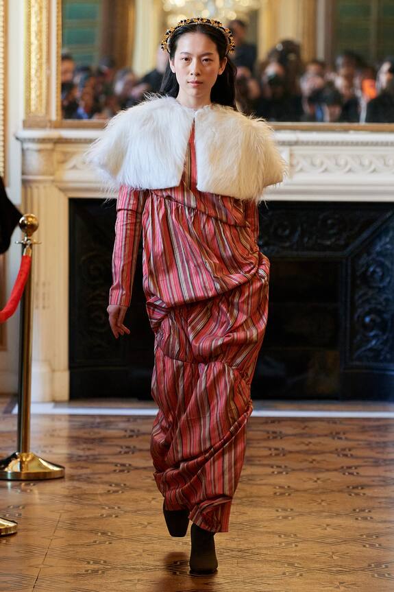 TheRealB Margot Stripe Print Dress