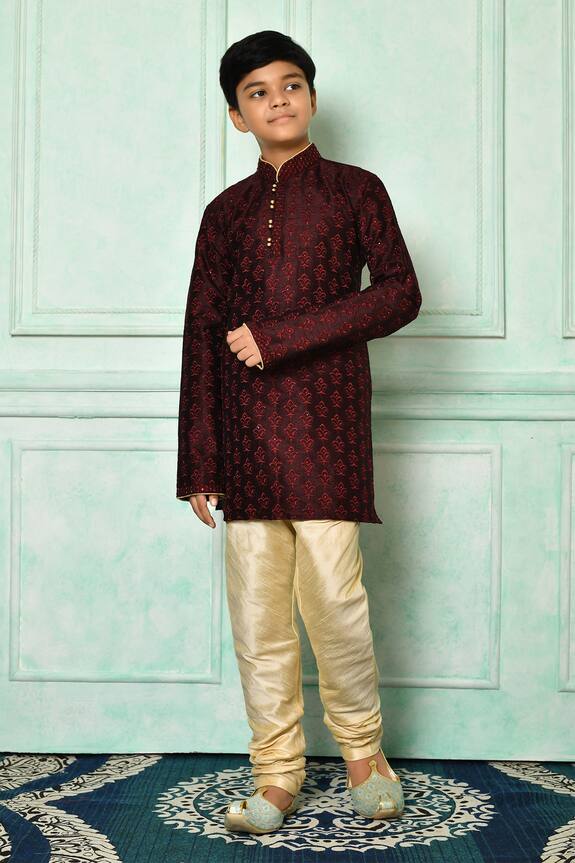 Arihant Rai Sinha Fleur De Lis Patterned Kurta Set